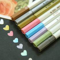 STA metal pen STA paint pen high light pen gold silver diy set of photo album painting brush black card hand tent pen