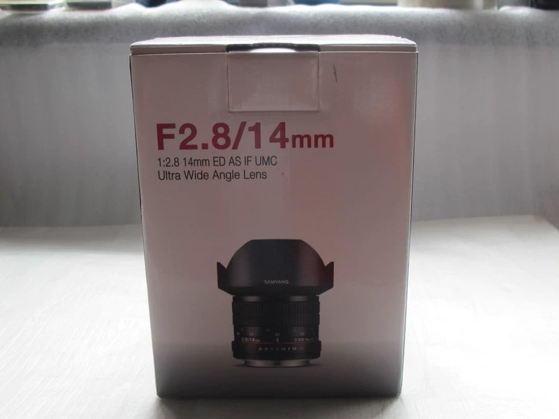 SAMYANG / Sanyang Sanyo II 14mm F2.8 14MMF3.1 ống kính hướng dẫn sử dụng máy ảnh DSLR góc siêu rộng