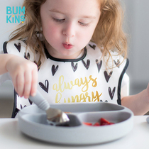Bumbkins Baby Dinner Plate Children Silicone Gel Baby Succulum Cutlery Cutlery Cutlery Divided Disc Autonomous Eating