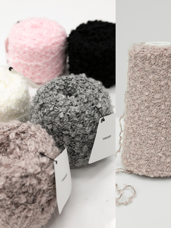 Thinger Large Loop Yarn｜1 Strand 2.7 Count Special Yarn for Knitting and Weaving
