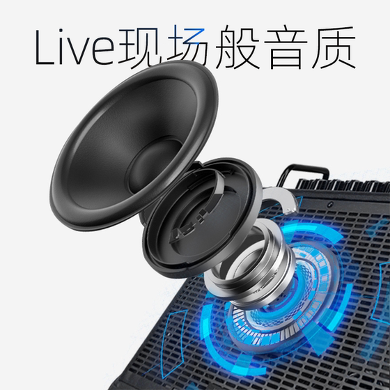 Joyo Zhuole BSK150 야외 라이브 기타 연주 및 노래 스피커 전기 취관 색소폰 Bluetooth 내부 녹음 사운드