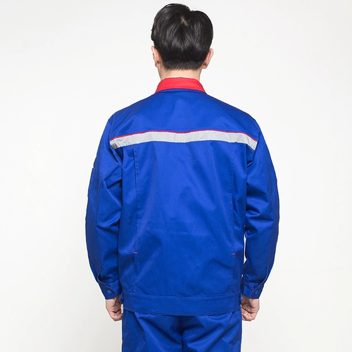 Служба анти -статической рабочей работы длинно -нажатые костюмы мужская платформа заправочной станции Электрика Электрик Страховой страховой страховой