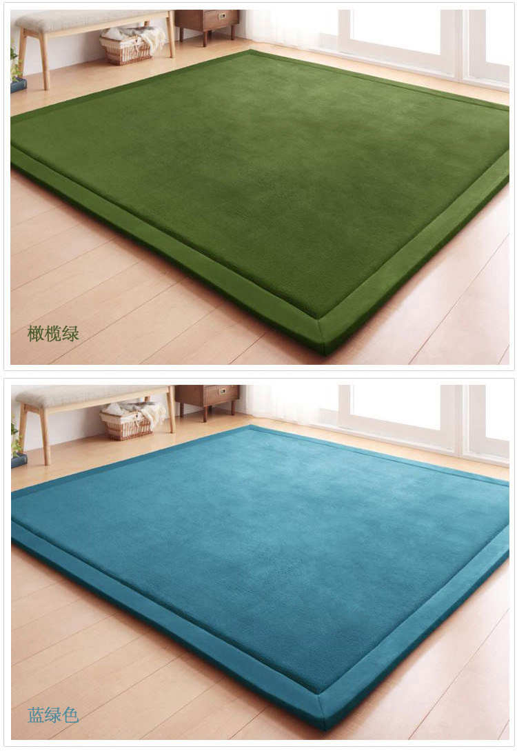 Tuỳ chỉnh tatami mat nệm pad trẻ em dày chống trượt kháng thả giường bé mat bò đệm phòng mat kang - Thảm sàn thảm xốp lót sàn 100x100 giá bảo nhiều