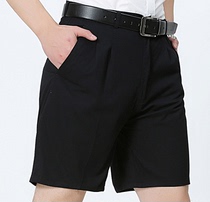 Summer thin multi-pocket suit shorts loose large code middle-aged shorts male pure cotton 40 50 50 Dad 50% pants