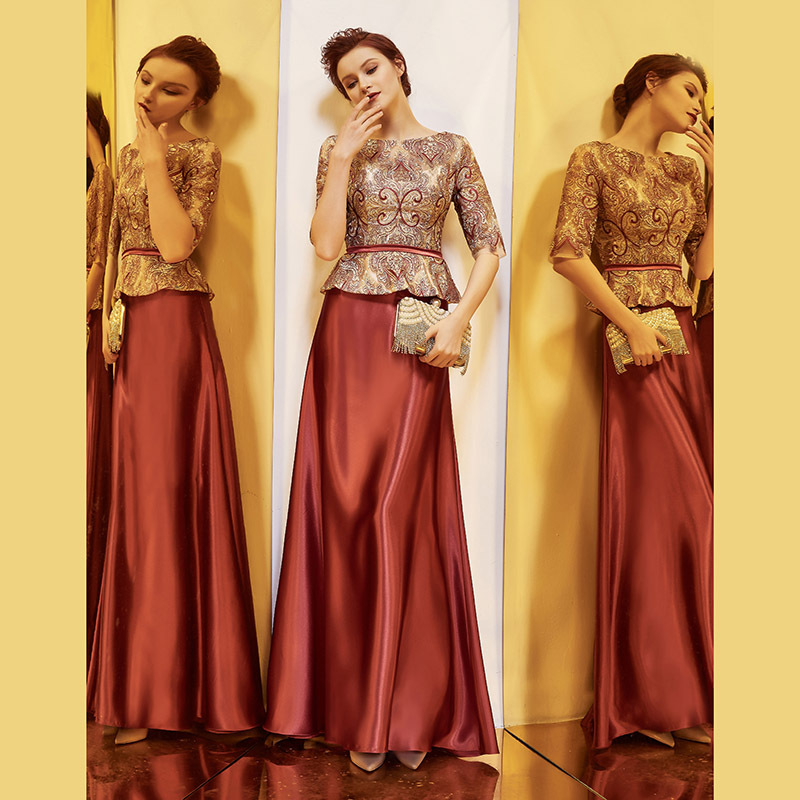 High-End Mother-In-Law Wedding Banquet Dress, Elegant and Youthful, 2026 New Model, October Wedding Mother-In-Law Dress High-End Mother-In-Law Wedding Banquet Dress, Elegant and Youthful, 2026 New Model, October Wedding Mother-In-Law Dress