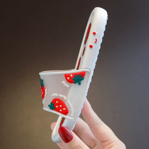 Детские летние тапочки, детская нескользящая обувь, детский наряд маленькой принцессы, слайдеры, мягкая подошва, семейный стиль