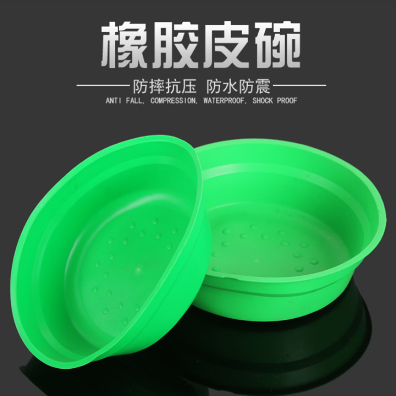 Folding bait basin fishing gear open bait basin mixing bait basin bait tray fishing accessories fishing supplies and bait basin box leather bowl