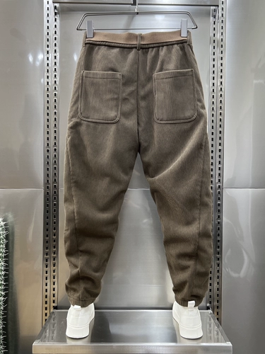 Мужские демисезонные вельветовые бархатные флисовые штаны для отдыха, свободный крой