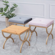 Nordic Golden Change Shoe Bench Bedroom Dresser Stool