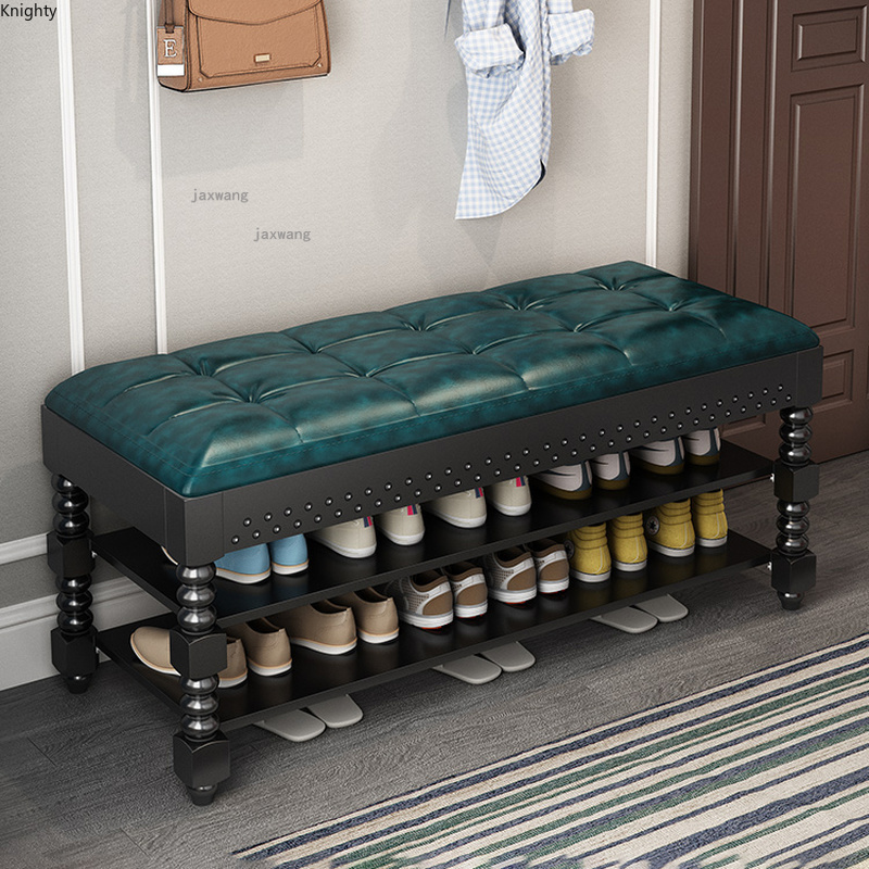 Living Room Hallway Shoe-changing Stool American Home