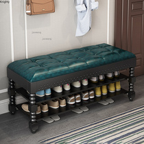 Living Room Hallway Shoe-changing Stool American Home