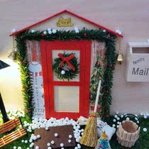 12 Dollhouse Christmas Scene Kit Photo Props Pretend Play