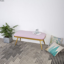 Nordic Style Ottomans Simple Clothing Store Long Stool Shoe