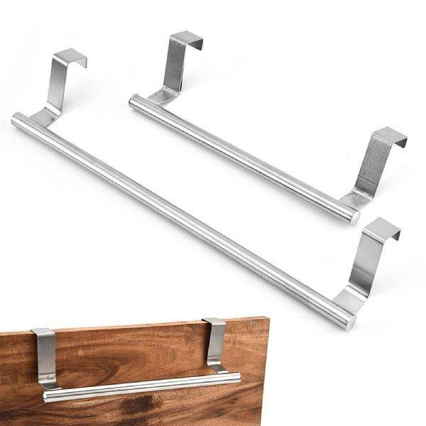 1pc Stainless Steel Bathroom Towel Stand Rack Kitchen