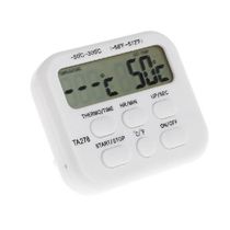 Digital BBQ Thermometer Cooking Meat Food Over Grilling