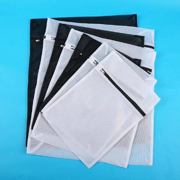 Set Mesh Laundry Bag Foldable Mesh Bag Clothes Socks