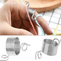 1PC 2Sizes Ring Type Knitting Tools Finger Wear Thimble