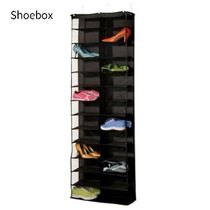 26 Pocket Shoe Organizer Door Hanging Shoes Storage Wall