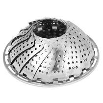 1PCS Stainless Folding Mesh Food Vegetable Egg Dish Basket