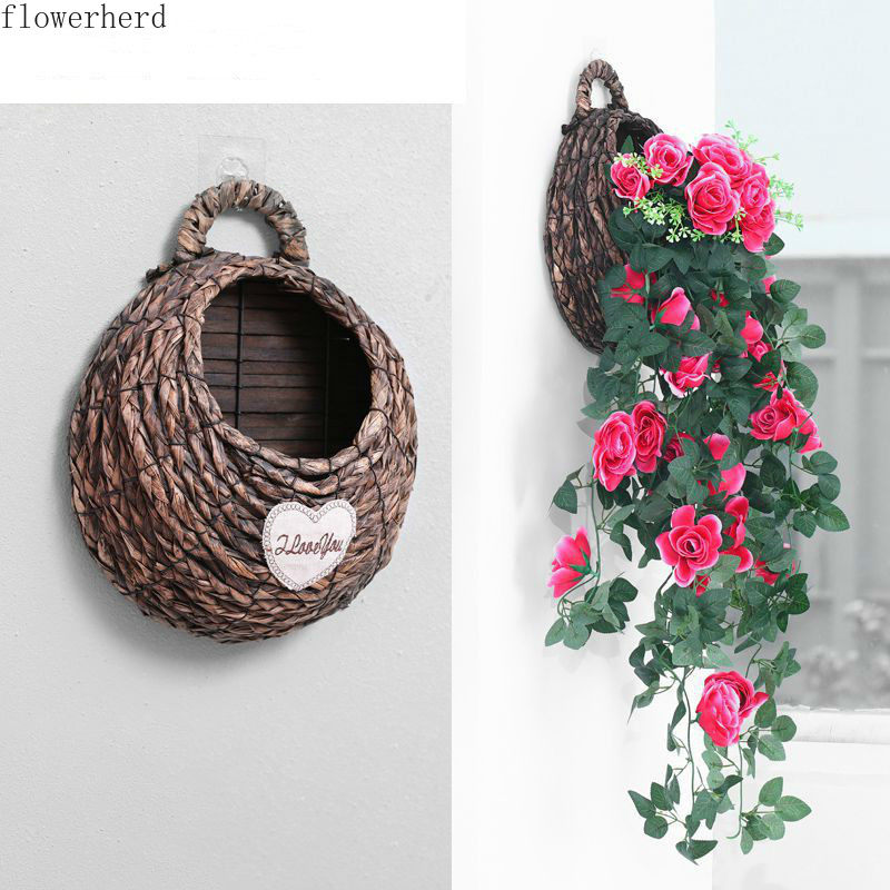 Idyllic Wall Hanging Pot Wall Decoration Woven
