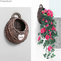 Idyllic Wall Hanging Pot Wall Decoration Woven