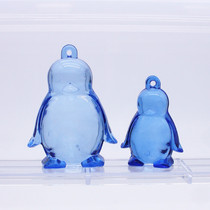 Large children acrylic crystal transparent little penguin pendant boys and girls animal doll ornaments gem toys