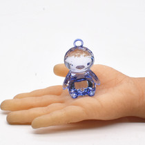 Child Transparent Acrylic Crystal Small Penguin Marine Animal Pendant Jewel Toy Kids Early Education Reward Gift