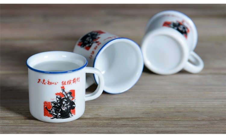Mini cách mạng rượu thủy tinh hoài cổ gốm rượu vang retro nóng rượu cổ điển hầm rượu giả men Jug Set