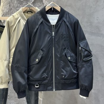 Heavyweight flight workwear down jacket men's baseball uniform