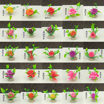 Hotel Restaurant Emulation Package Flowers And Grass Creative Disc Accessories Flowers adorned with surrounding sides Decorative Vegetable Cold Dish Head Flowers Small Hem