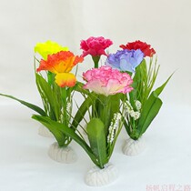 Creative flower and grass decoration small swing piece Mood Vegetable Surrounded with Sushi Cuisine Pan Head Flower And Grass Family Banquet of the Kitchen Wine Mat