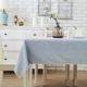 Khăn trải bàn bằng vải cotton và vải lanh Nhật Bản mục vụ đơn giản hiện đại tủ lạnh che khăn màu xám cà phê xanh cà phê bàn ​​bàn khăn trải bàn tùy chỉnh