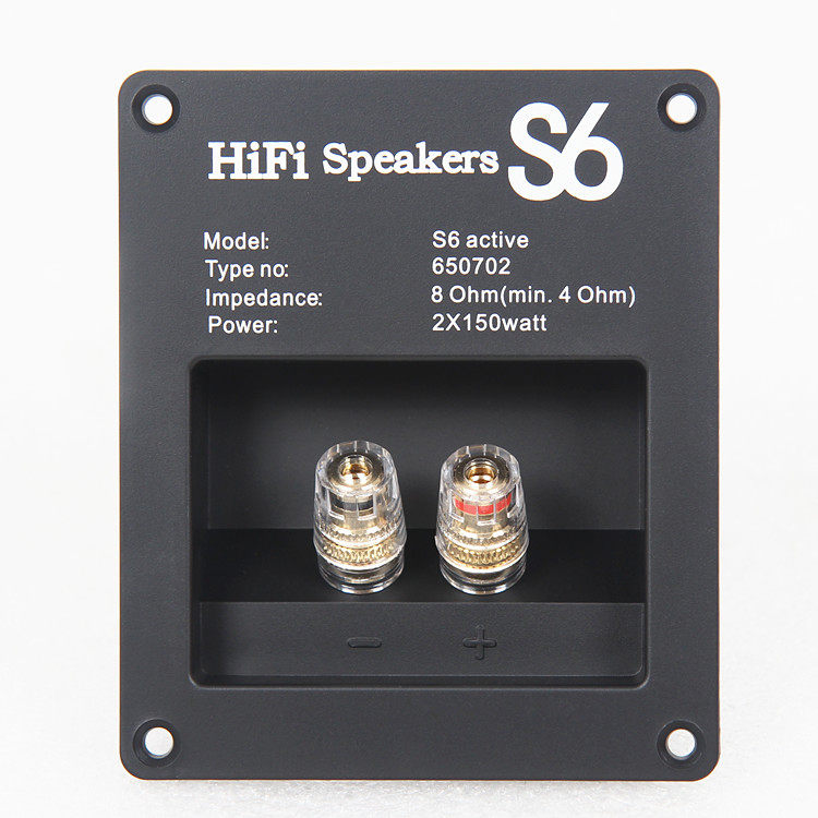 Speaker junction box terminal Sound two ABS material junction box with word with 506 terminal terminal