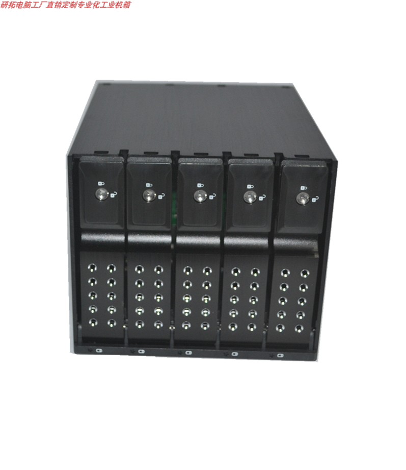 5 hard disk position aluminum shell hard disk box 3 5 inch hard disk cage 3 5 25 inch position to 5 3 5 inch hot plug box