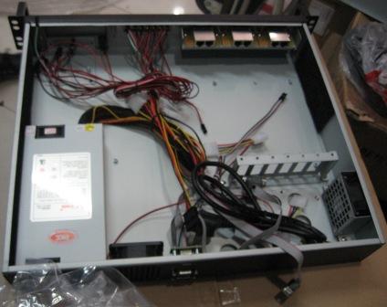 1 5U router main shell Soft routing industrial chassis 380MM long gateway short 1 5U main shell with 6 network interfaces