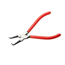 Jecco Clamp 7 inch ring pliers chrome vanadium steel 5 inch hole straight inner card 9 inch shaft with elbow outer card SR-7