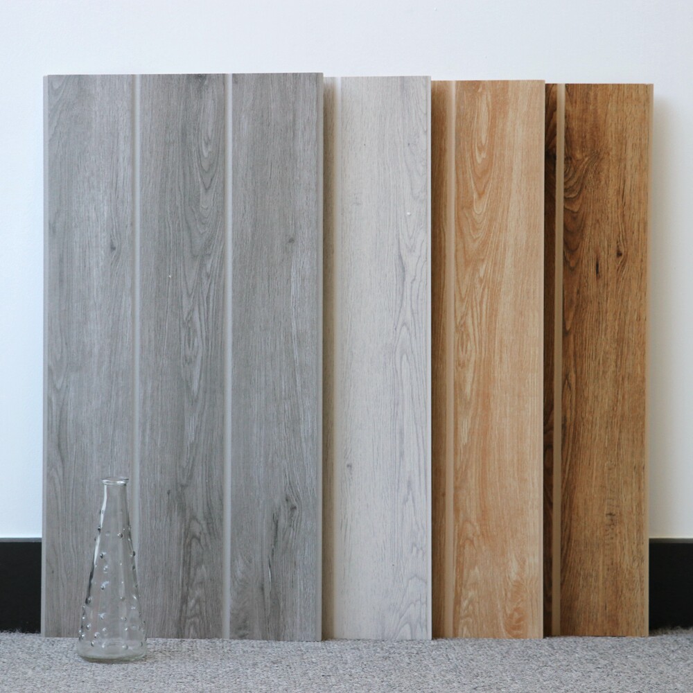 Minimalist modern wood grain brick 300x600 imitation solid wood indoor tile balcony wall brick bedroom non-slip and abrasion resistant floor tiles