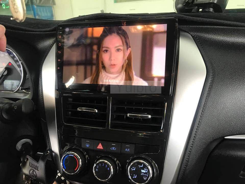 Suitable for overseas Hong Kong, Macao and Taiwan 2018-2021 Toyota Vios Yaris manual air conditioner Android car machine