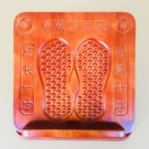 Jiujiu solid wood stretching board Stretching pedal stool Folding standing slapping meridian chair Rehabilitation posture correction fitness equipment