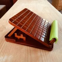 Solid wood stretching board Multi-gear standing stretching table Thin leg rehabilitation reclining stool Fitness pedal Stretching trainer