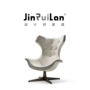 JinRuiLan thiết kế nội thất sáng tạo ghế bành xoay regina II / Ghế bành nữ hoàng ghế thư giãn đọc sách