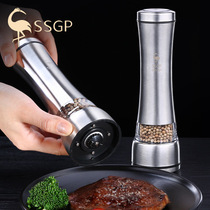 German SSGP Pepper Grinding Machine Manual Black Pepper Grain 304 Stainless Steel Prickly Pepper Household Pepper Powder Grinding Bottle
