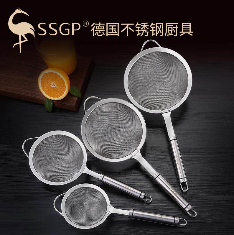 Soybean milk filter 304 stainless steel leaky spoon screen supplements baby baby juice juice chip household fruit slum