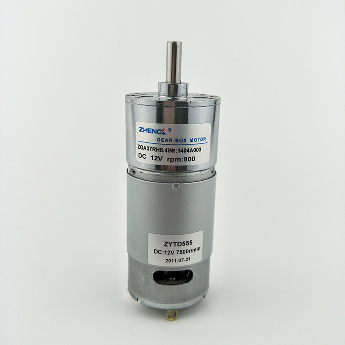 Zhengke DC gear motor ZGA37RH 12V 24V