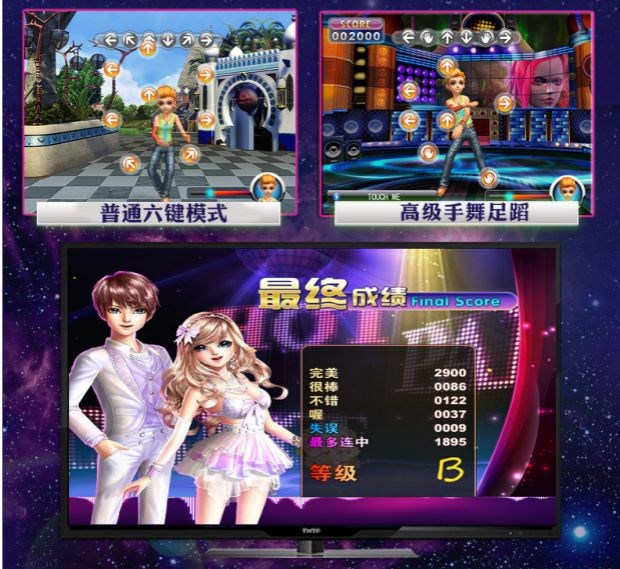 3 điệu nhảy, không dây, nhà, TV, thảm nhảy, sử dụng kép, nhảy đơn dày, múa tham nhay