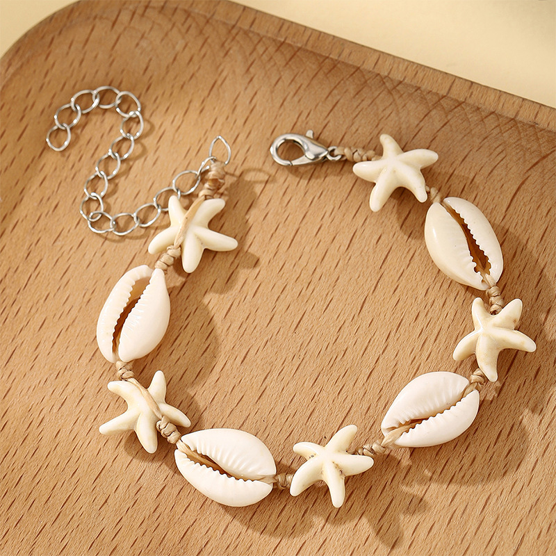 Children's Shell Bracelet, Starfish Bracelet, Shell Bracelet Products, Souvenir from Rizhao and Qingdao, Ocean Style