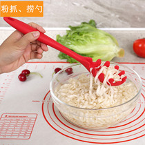 Food grade silicone long lao mian shao zhao li noodles fishing colander non-stick pan powder catch fen ba fishing powder claw spoon
