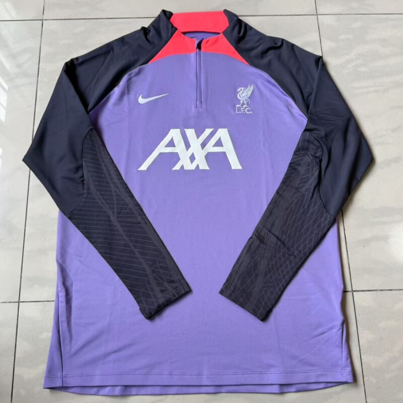 Vange Genuine Nike 23-24 Season Liverpool Half-Zip Training Suit Pullover Men's Long-Sleeved Dz0843-568