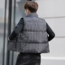 Vest nam mùa thu đông mùa thu Phiên bản Hàn Quốc của xu hướng cổ điển đẹp trai áo khoác xuống cotton ấm áp vest nam dày áo hoodie nam Áo vest cotton
