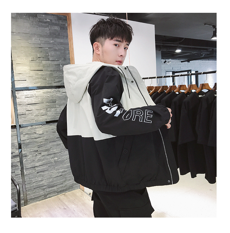 Áo khoác nam mùa xuân 2019 phiên bản Hàn Quốc mới của xu hướng quần áo bóng chày hoang dã dụng cụ sinh viên mùa xuân và mùa thu áo khoác nam - Đồng phục bóng chày áo da lộn nam